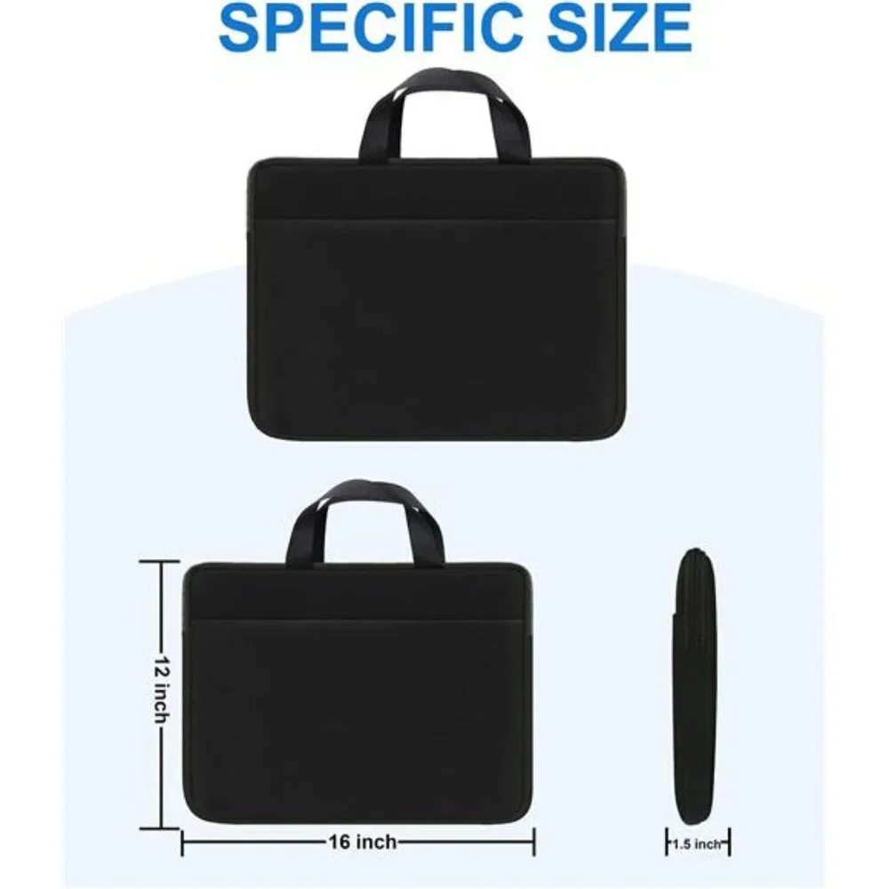 Laptop Sleeve Case 15.6 inch, Durable Travel Laptop Bag HandBag Shockproof
